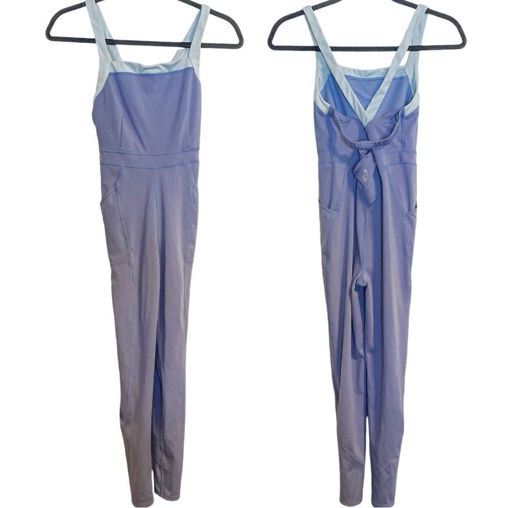 Free People Movement Athletic Jumpsuit Blue XS